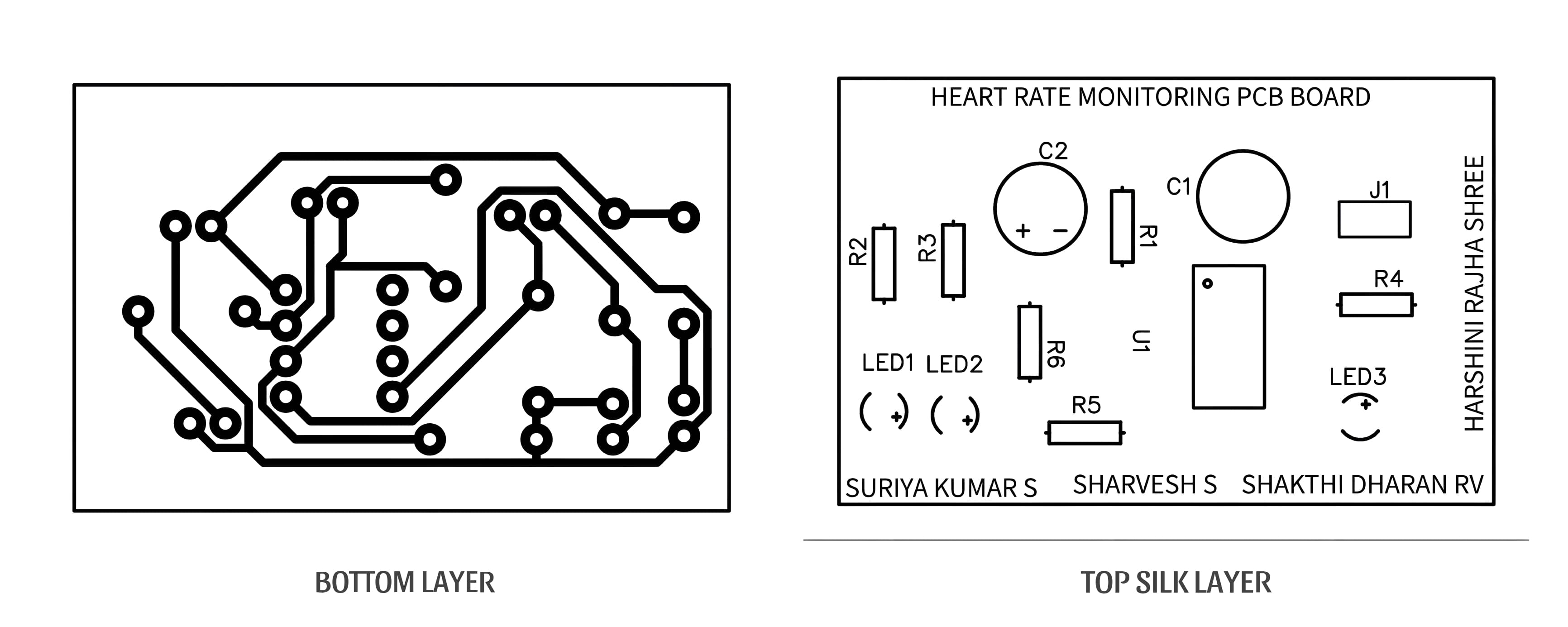 Heart Rate Monitor PCB